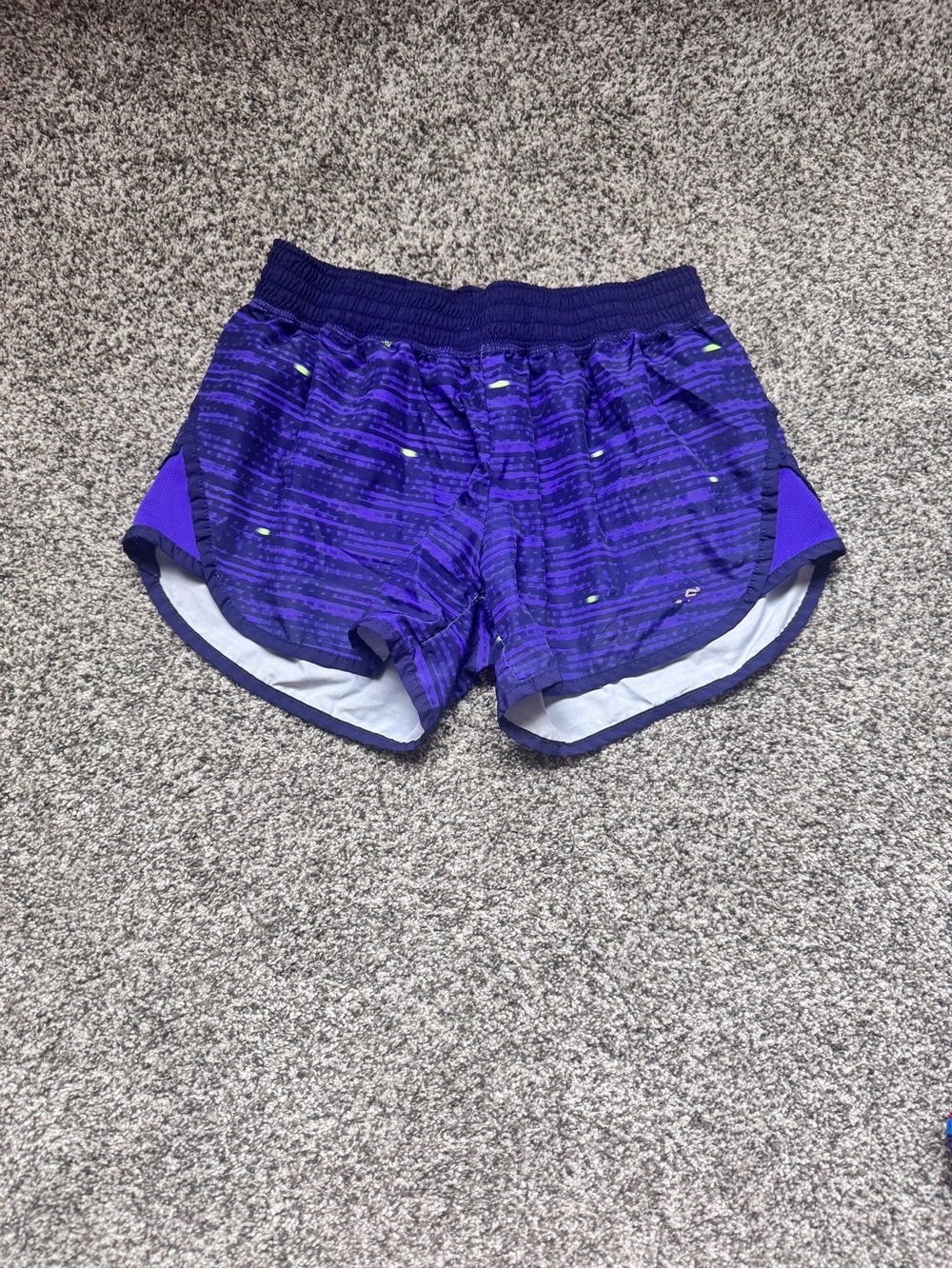 C9 by Champion Purple Women's Athletic Shorts with Neon Accents